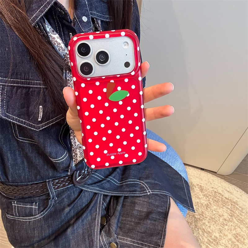Phone Cases Redbubble - Red Polka Dot Phone Case For
