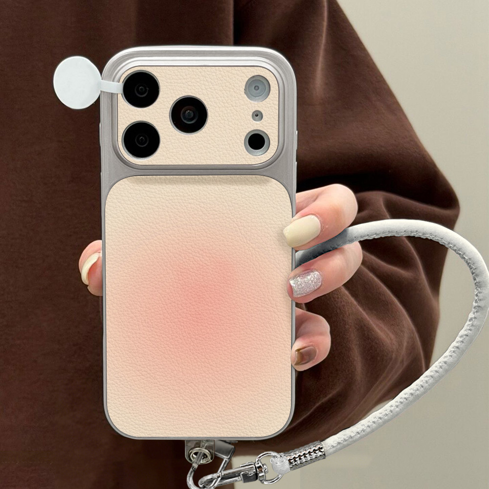 Phone Cases With Straps - Lichee Pattern Phone Case For iPhone