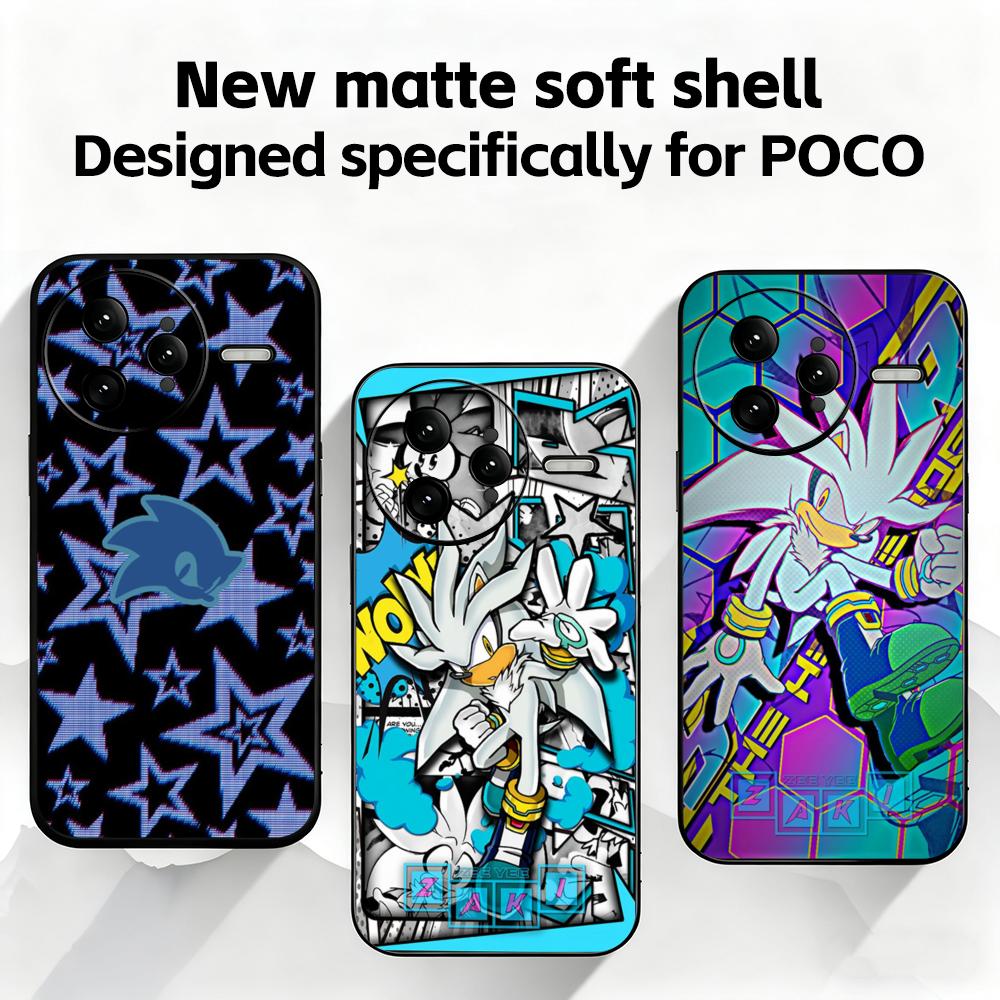 Phone Cases Black - S-SonicES Cartoon H-HedgehogES Phone Case For