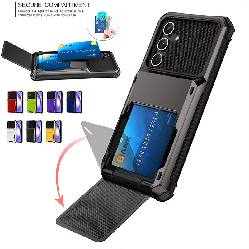 Phone Cases Heavy Duty - Heavy Duty Card Holder Armor Hard