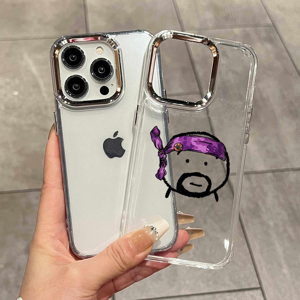 Phone Cases Men - Funnny Line Man Transparents Phone Case