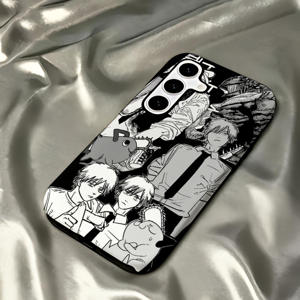 Phone Cases Men - Anime Chainsaw man pattern hot Phone