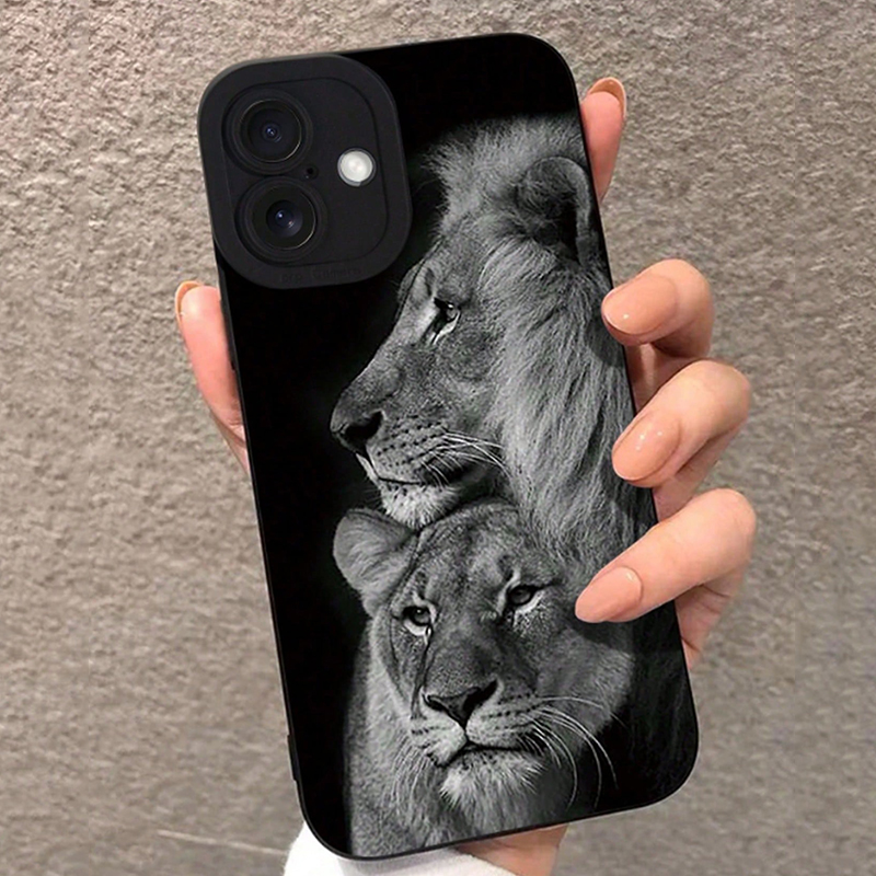 Phone Cases Online - Detailed and Perforated Colorful Lion Print
