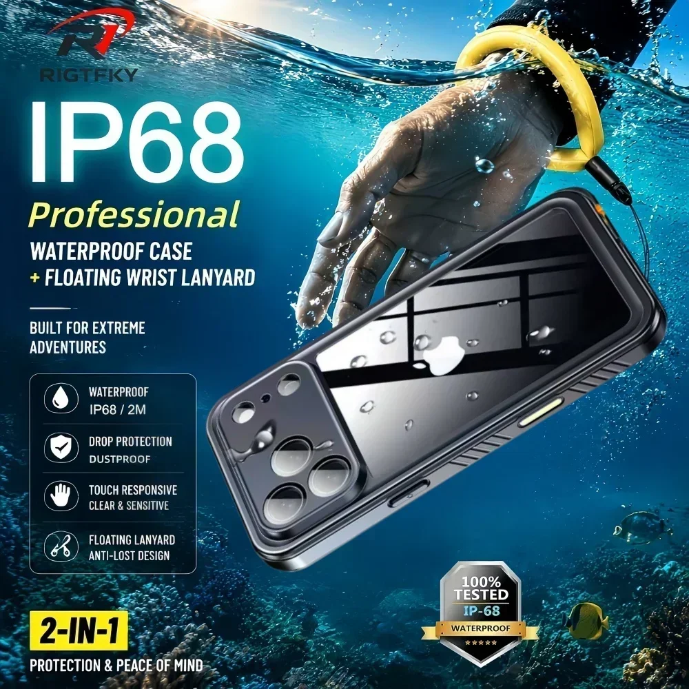 Phone Cases Heavy Duty - IP68 Waterproof Case for iphone 17