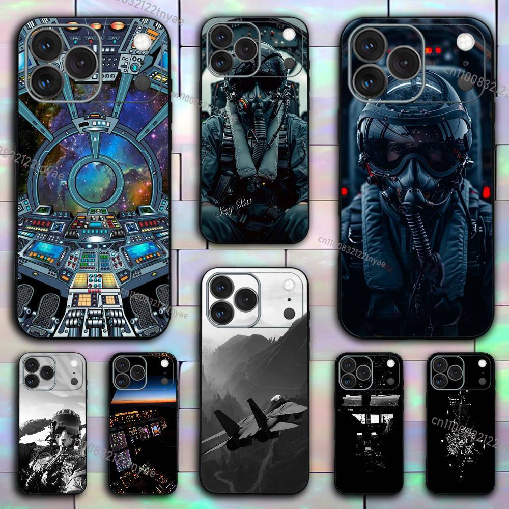 Phone Cases Aviation - Aviation Aeroplane Pilot Cockpit Phone Case