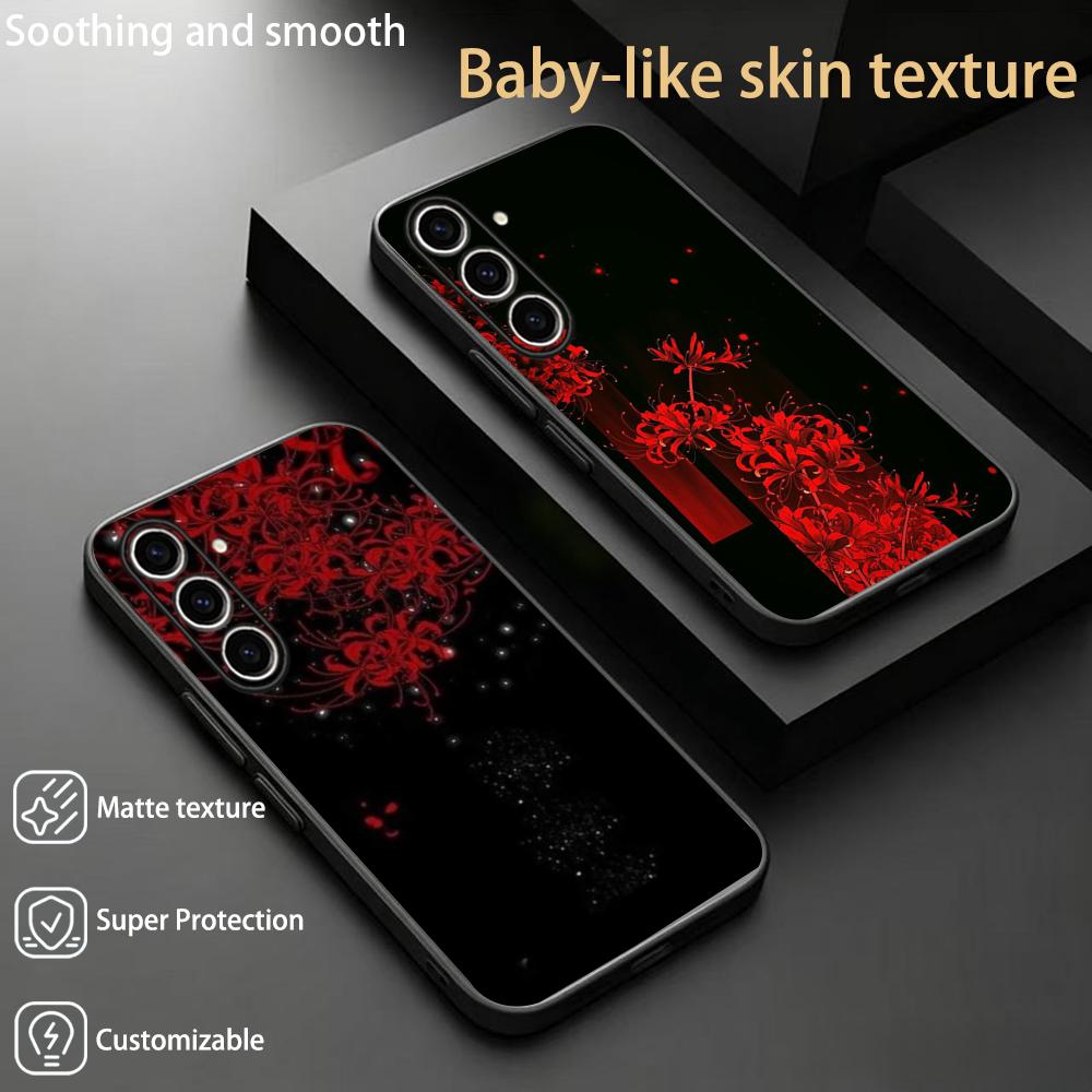 Phone Cases Trendy - Red spider lily Japan art fashion