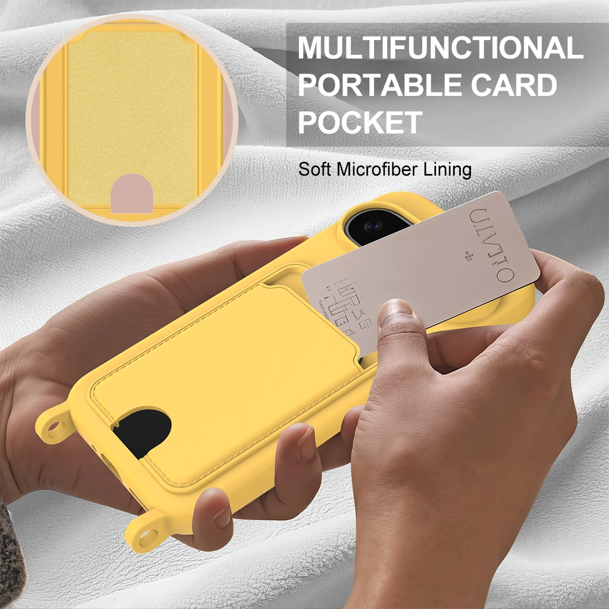 Premium Lanyard Rope Soft Liqu - Phone Cases With Wallet 评论和价格