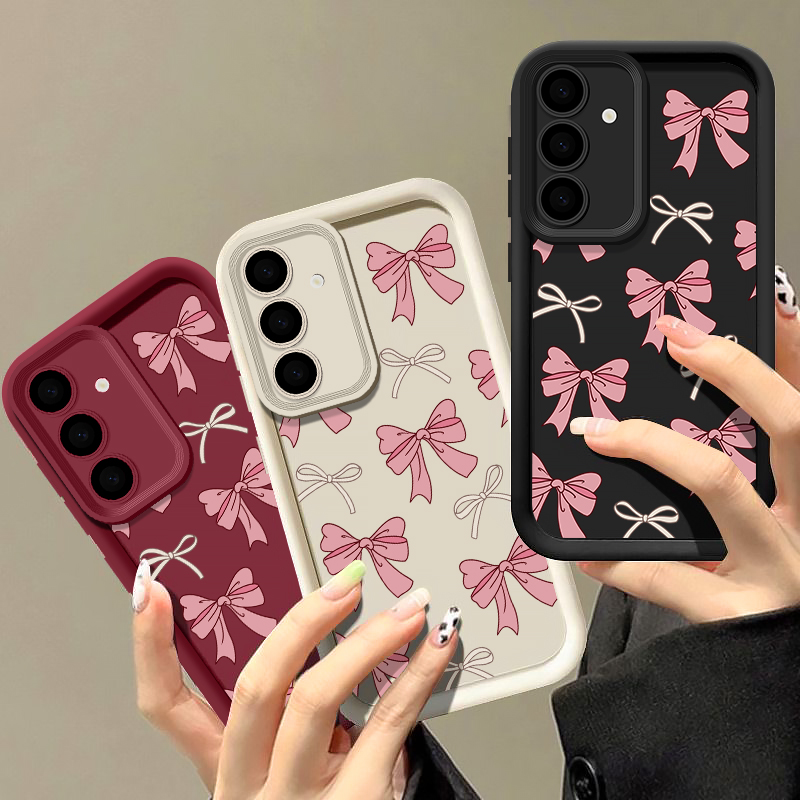 Bow Tie Silicone Case For Sams - Phone Cases Galaxy A17 评论和价格