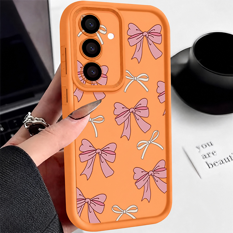 Bow Tie Silicone Case For Sams - Phone Cases Galaxy A17 评论和价格