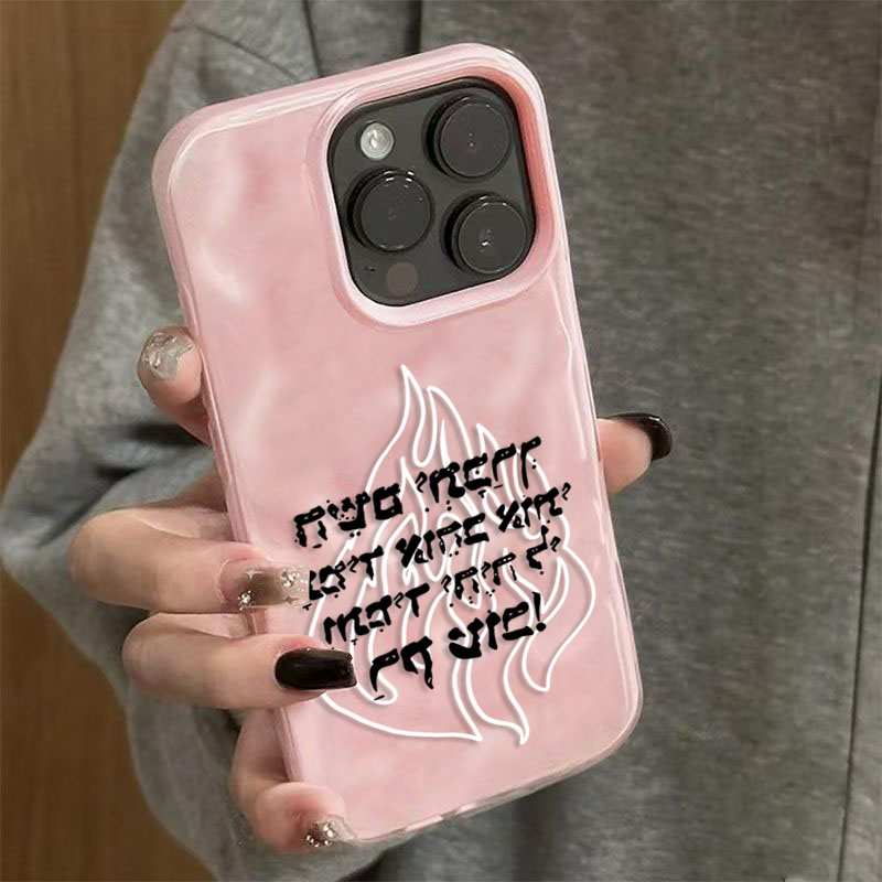 New Fashion Flame Pattern Sili - Phone Cases Trendy 评论和价格