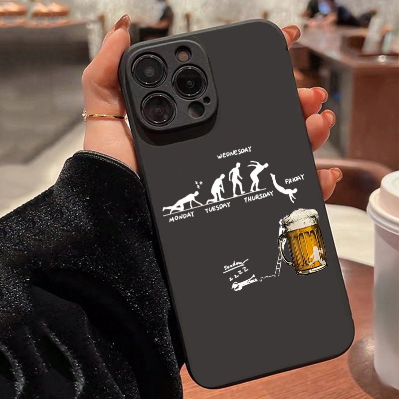 Creative Beer-Themed Phone Cas - Phone Cases Galaxy A17 评论和价格
