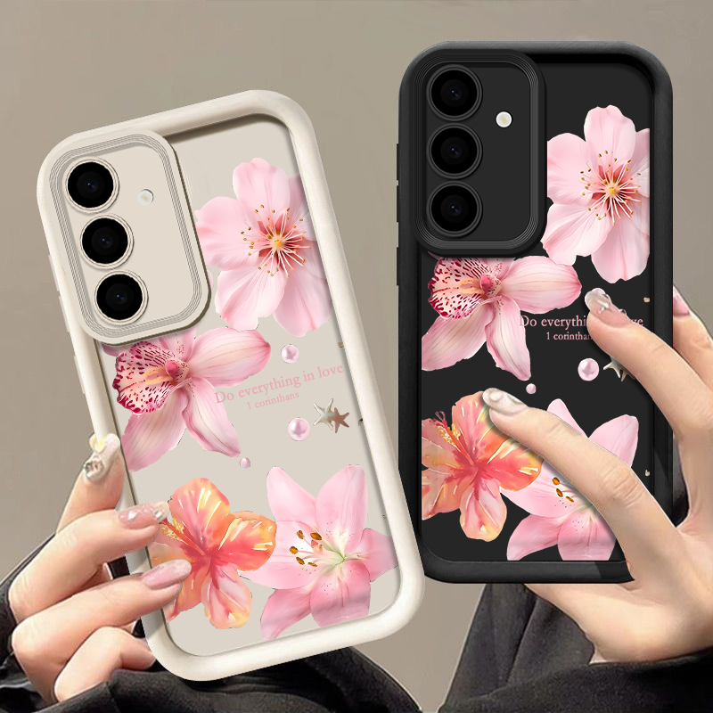 Pink Flowers Phone Case For Sa - Phone Cases Galaxy A17 评论和价格