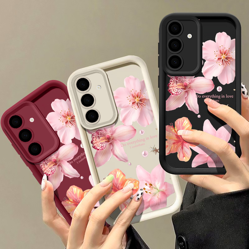 Pink Flowers Phone Case For Sa - Phone Cases Galaxy A17 评论和价格