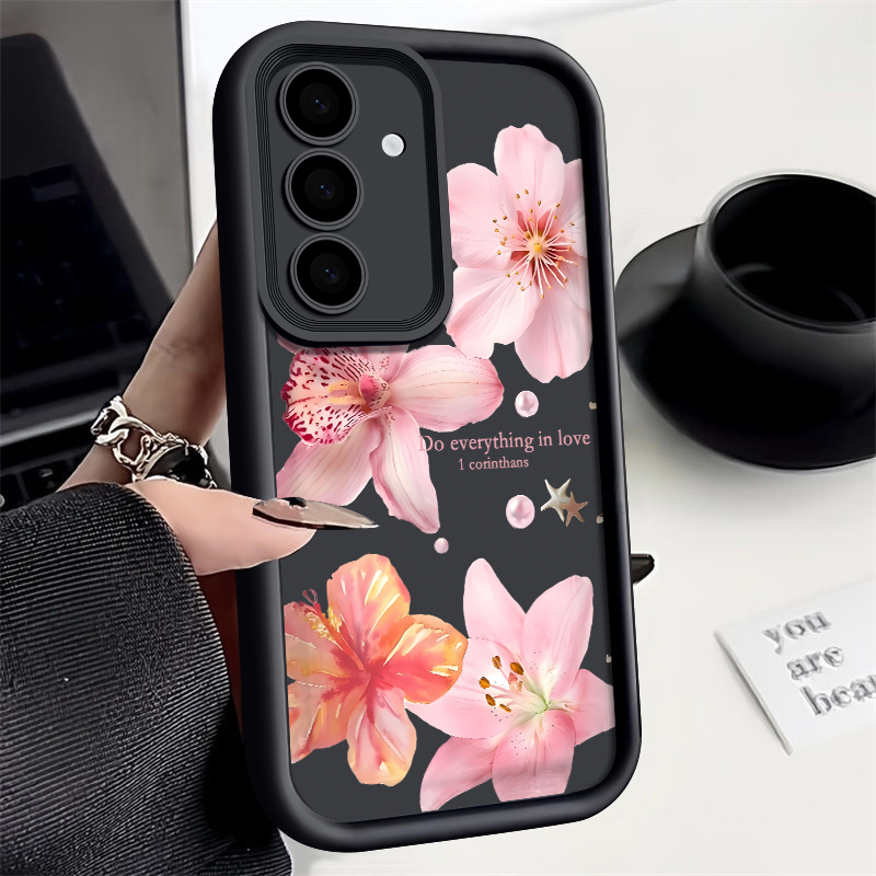 Pink Flowers Phone Case For Sa - Phone Cases Galaxy A17 评论和价格
