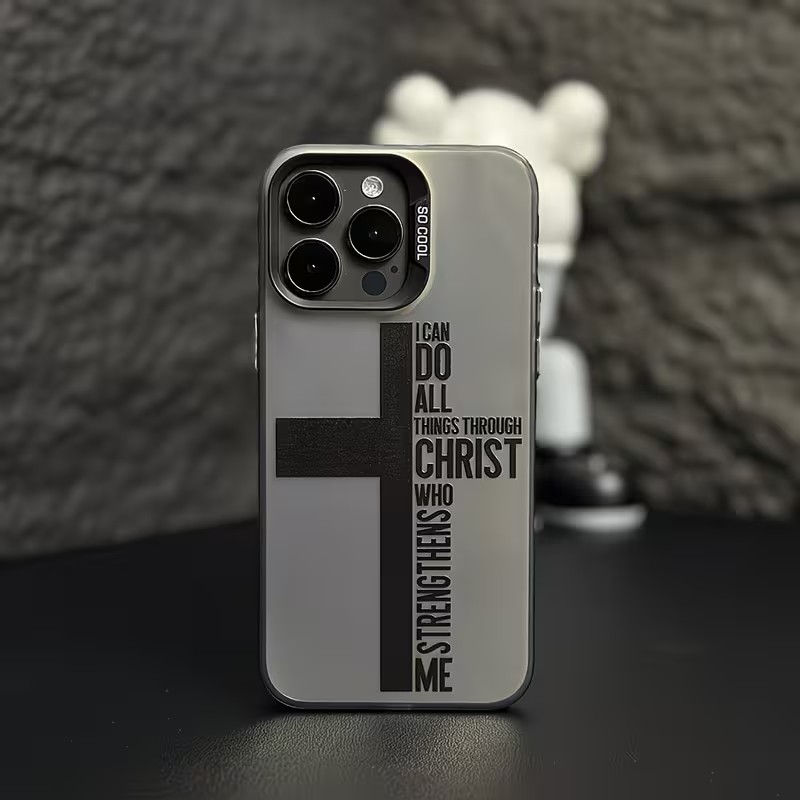 Anti Fingerprint Cross Bible P - Phone Cases Online 评论和价格
