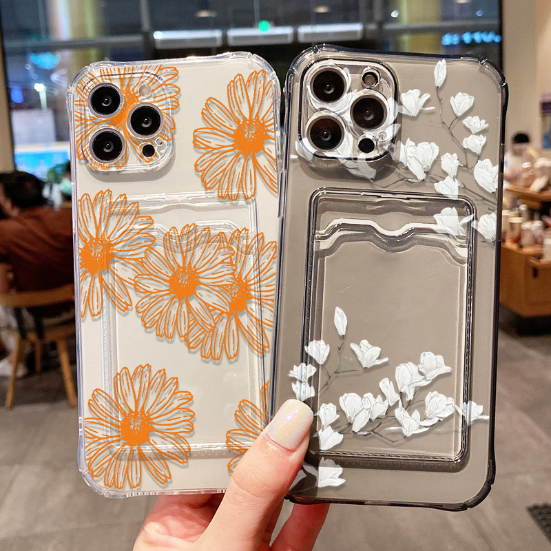 Daisy Flower Phone Case For iP - Phone Cases With Wallet 评论和价格