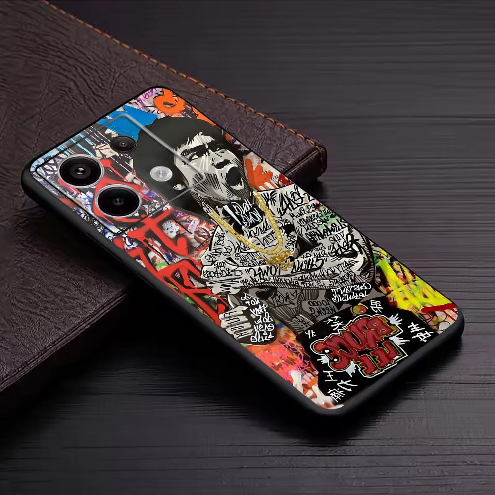 Banksy Graffiti Art  Phone Cas - Phone Cases Black 评论和价格