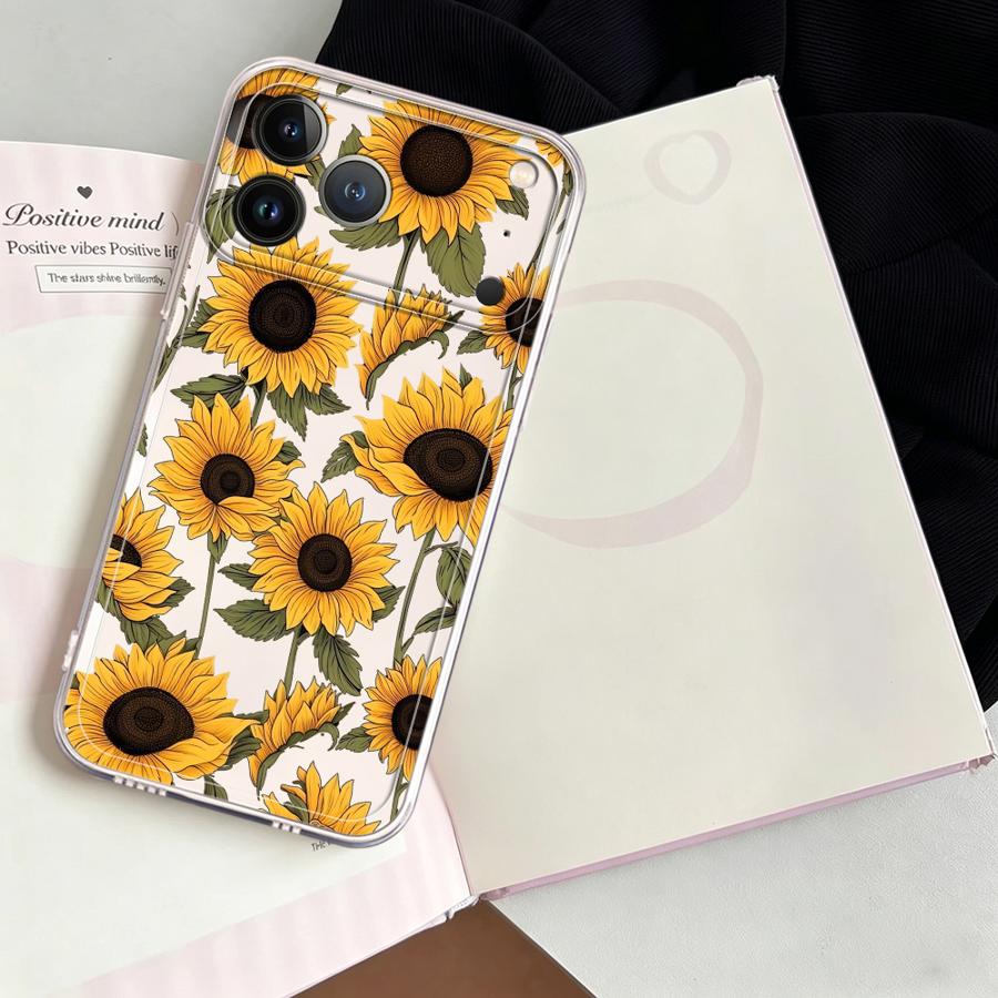Cute Sunflower Pattern Case fo - Phone Cases Online 评论和价格