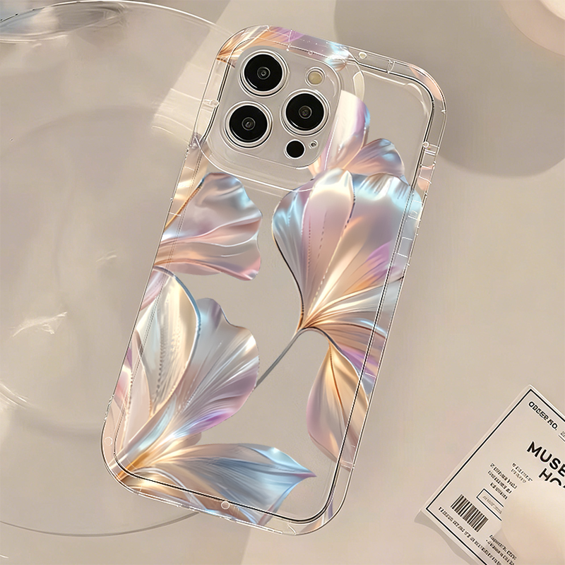 Colorful Metallic Ginkgo Print - Phone Cases Redmi 评论和价格
