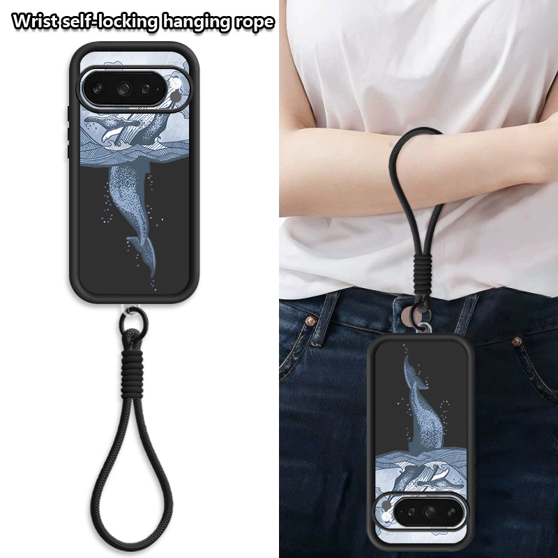 Humpback Whale Print Wrist Str - Phone Cases With Straps 评论和价格