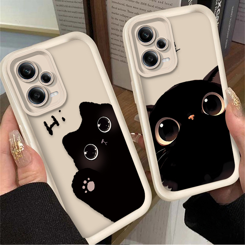 Lovely Big Eyed Cat Phone Case - Phone Cases Redmi 评论和价格
