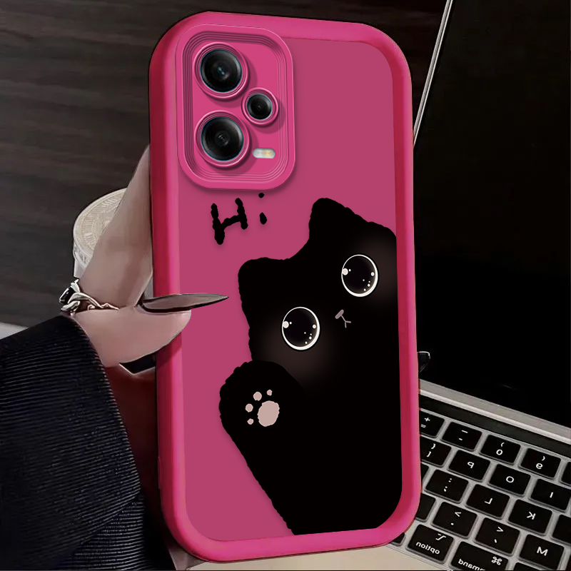 Lovely Big Eyed Cat Phone Case - Phone Cases Redmi 评论和价格
