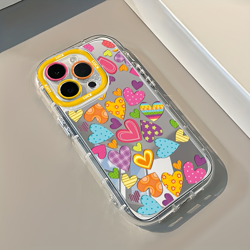 Vibrant Heart Makeup Mirror De - Phone Cases Trendy 评论和价格