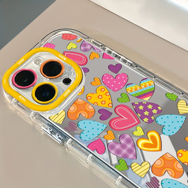 Vibrant Heart Makeup Mirror De - Phone Cases Trendy 评论和价格
