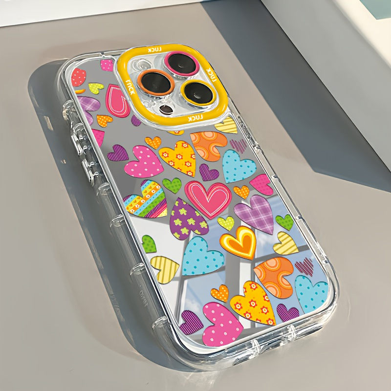Vibrant Heart Makeup Mirror De - Phone Cases Trendy 评论和价格
