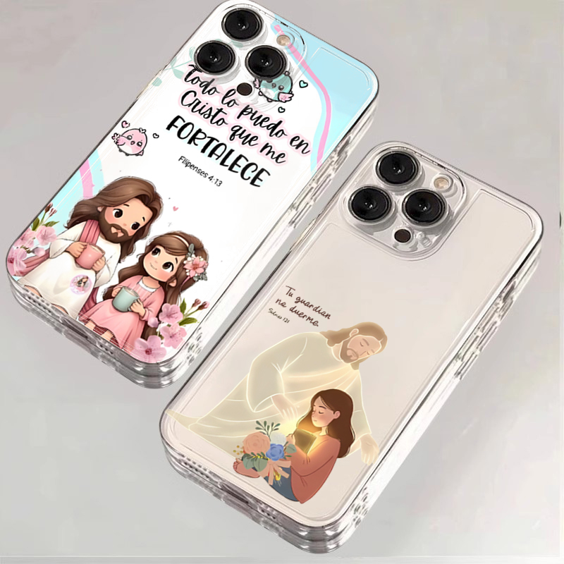 Cartoon Jesus And Me Bible Ver - Phone Cases Xiaomi Redmi 12 评论和价格