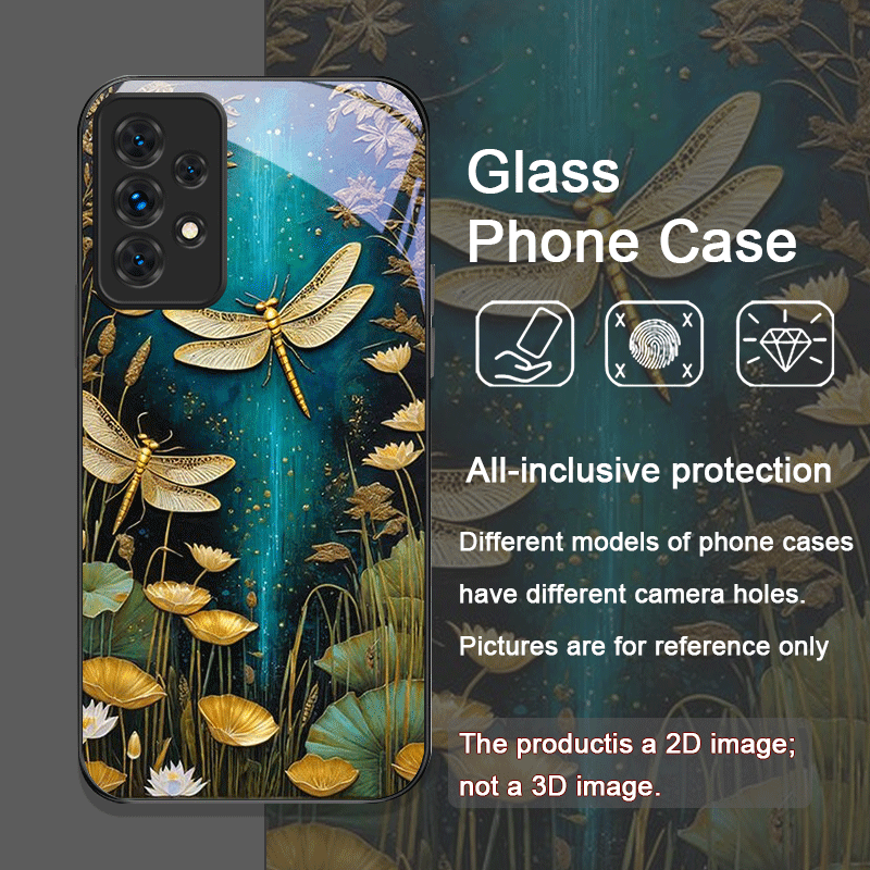 Flower Golden Dragonfly Temper - Phone Cases Galaxy A17 评论和价格