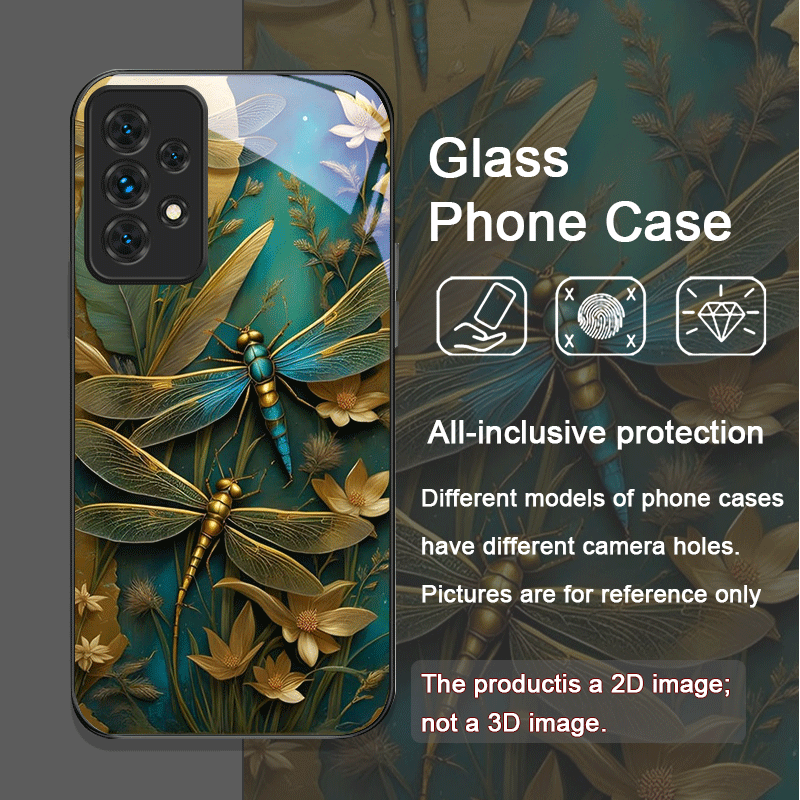 Flower Golden Dragonfly Temper - Phone Cases Galaxy A17 评论和价格