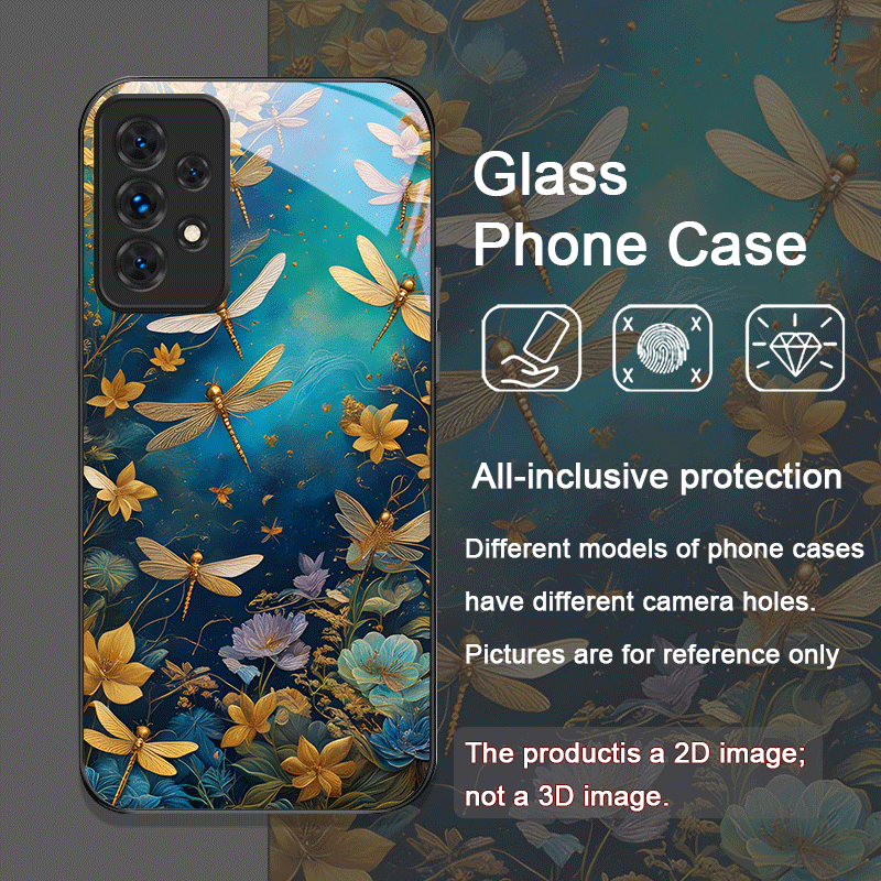Flower Golden Dragonfly Temper - Phone Cases Galaxy A17 评论和价格