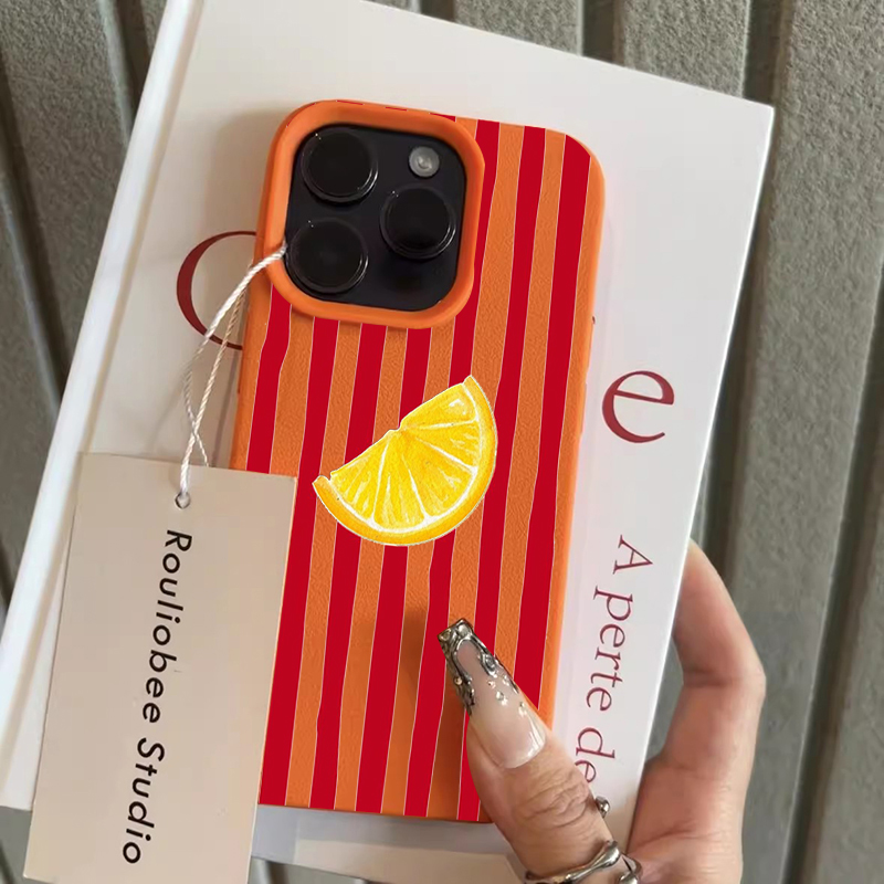 Fashion Lemon Pattern TPU Sili - Phone Cases Trendy 评论和价格