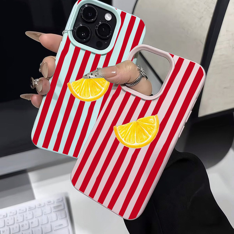 Fashion Lemon Pattern TPU Sili - Phone Cases Trendy 评论和价格