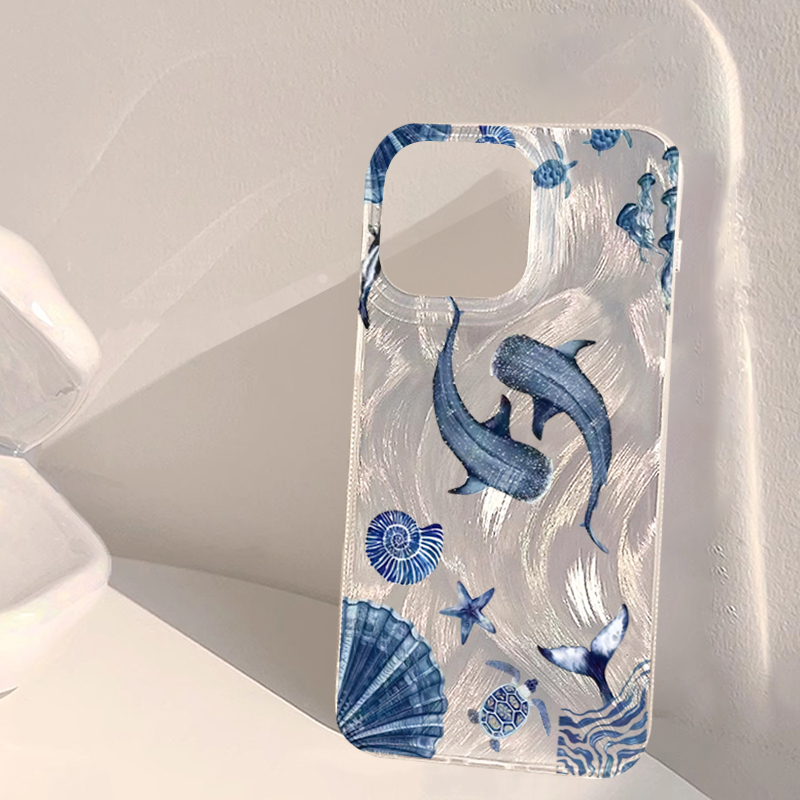 Ocean Animal Whale Turtle Tren - Phone Cases Trendy 评论和价格