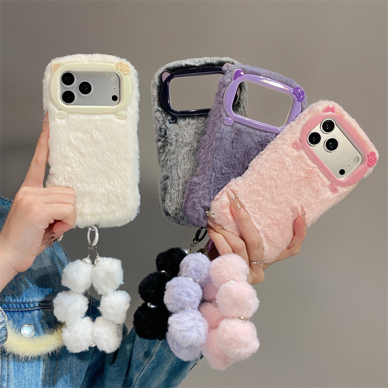 Luxury Solid Colors Furry Plus - Phone Cases Iphone 17 Pro 评论和价格