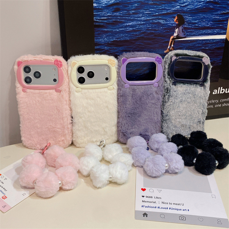 Luxury Solid Colors Furry Plus - Phone Cases Iphone 17 Pro 评论和价格