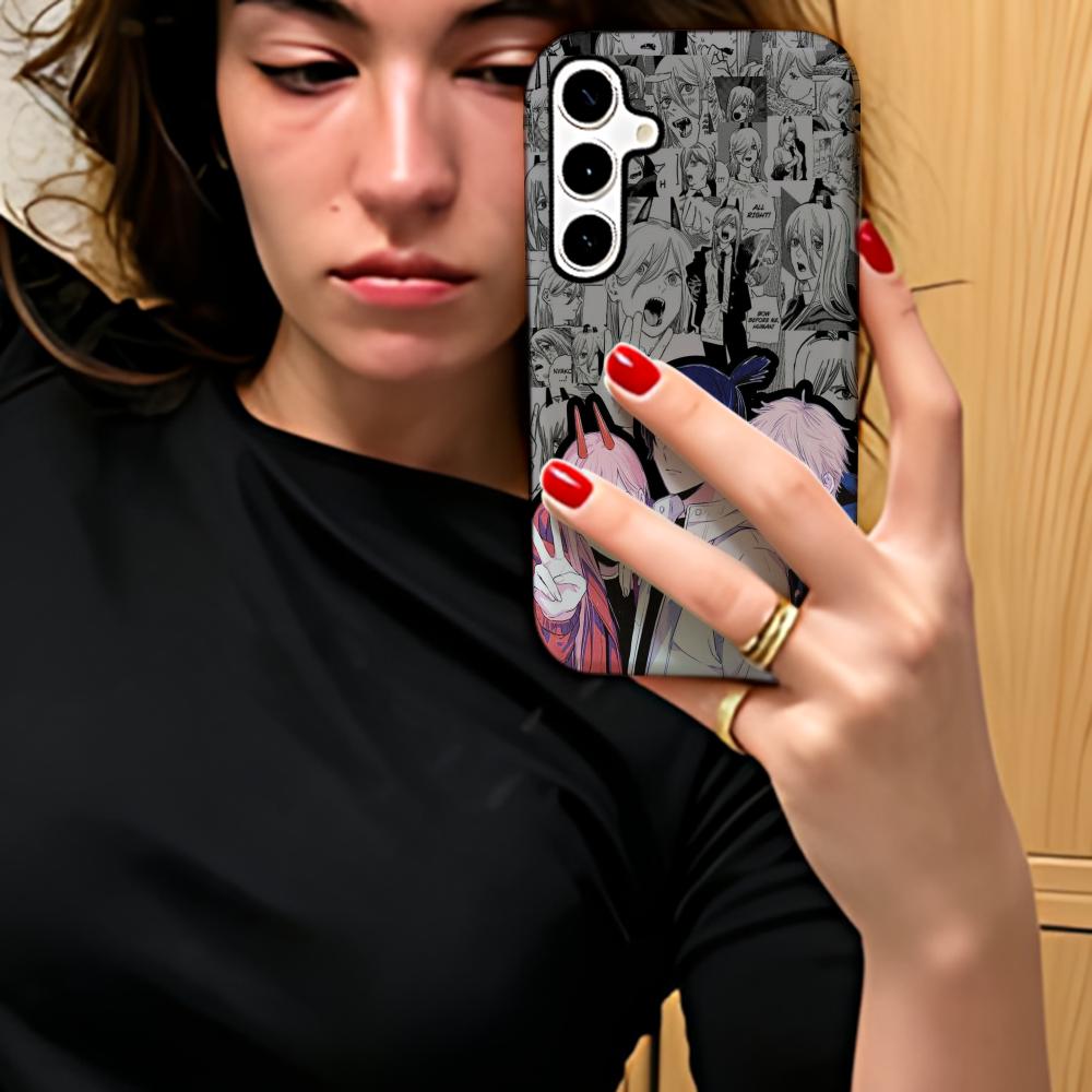 Anime Chainsaw man pattern hot - Phone Cases Men 评论和价格