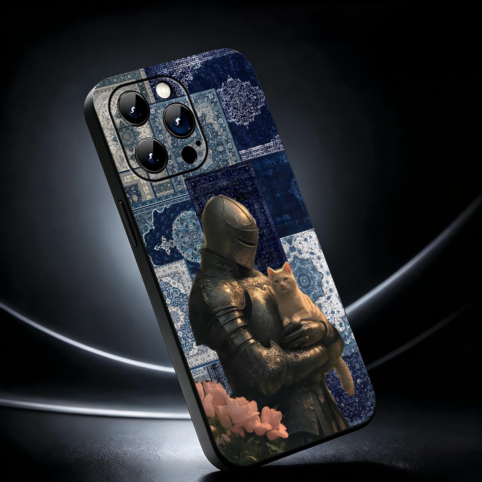 Medieval knight  Phone Case Fo - Phone Cases Black 评论和价格
