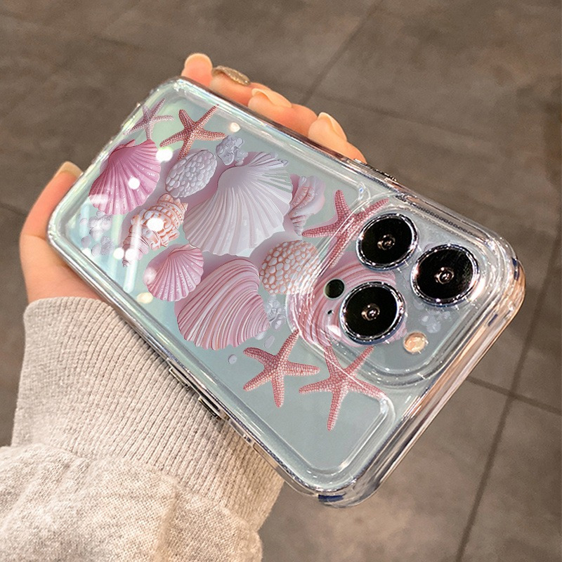 Trendy Pink Seashell Phone Cas - Phone Cases Trendy 评论和价格