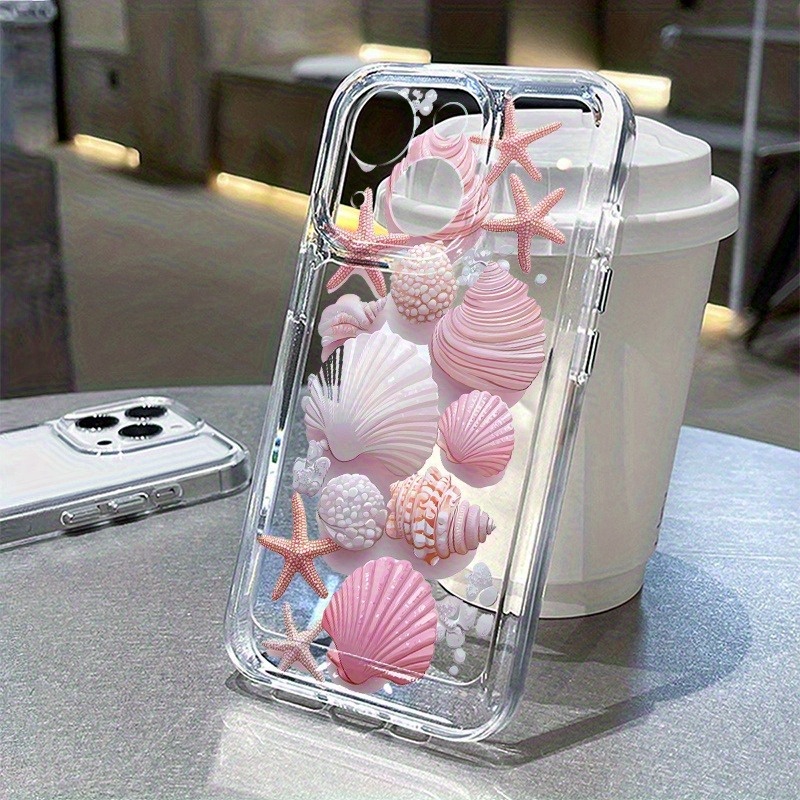 Trendy Pink Seashell Phone Cas - Phone Cases Trendy 评论和价格
