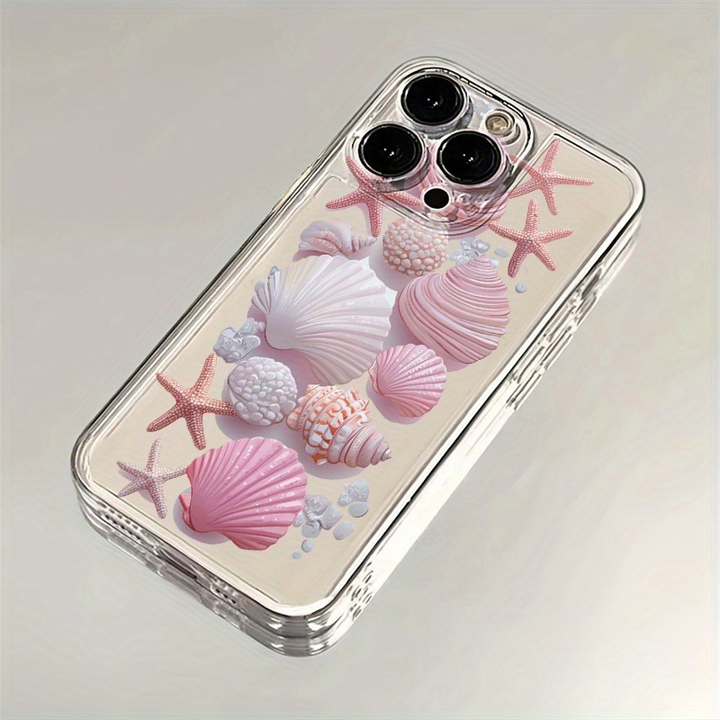 Trendy Pink Seashell Phone Cas - Phone Cases Trendy 评论和价格