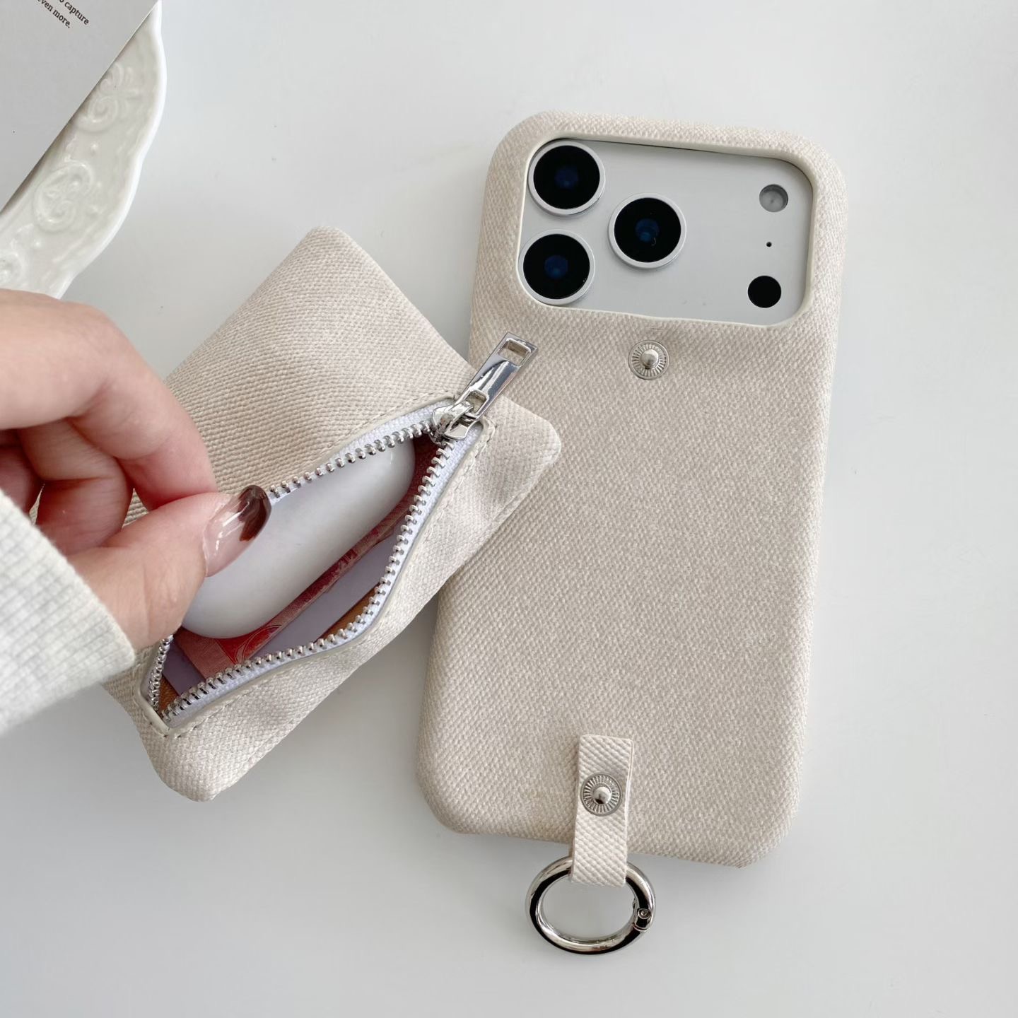 Jeans zipper money wallet card - Phone Cases With Wallet 评论和价格