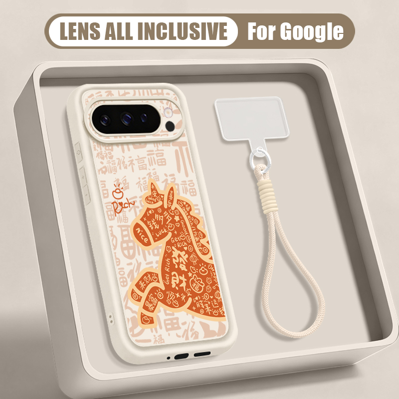 Cute Foal Print Wrist Strap La - Phone Cases With Straps 评论和价格