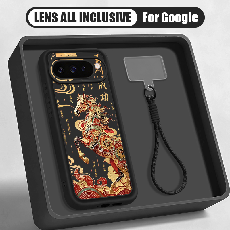 Cute Foal Print Wrist Strap La - Phone Cases With Straps 评论和价格