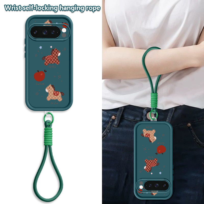 Cute Foal Print Wrist Strap La - Phone Cases With Straps 评论和价格