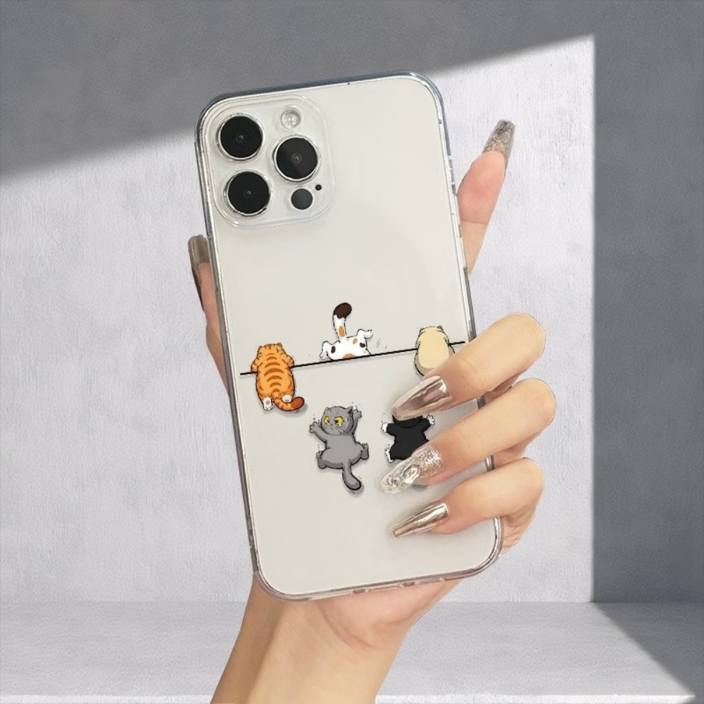 Five Cute Cat Pattern Phone Ca - Phone Cases Like Loopy 评论和价格