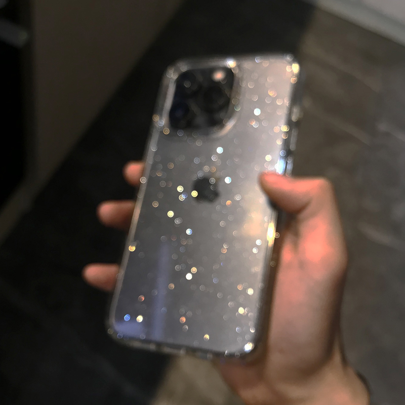 Transparent Simple Glitter Pho - Phone Cases Online 评论和价格