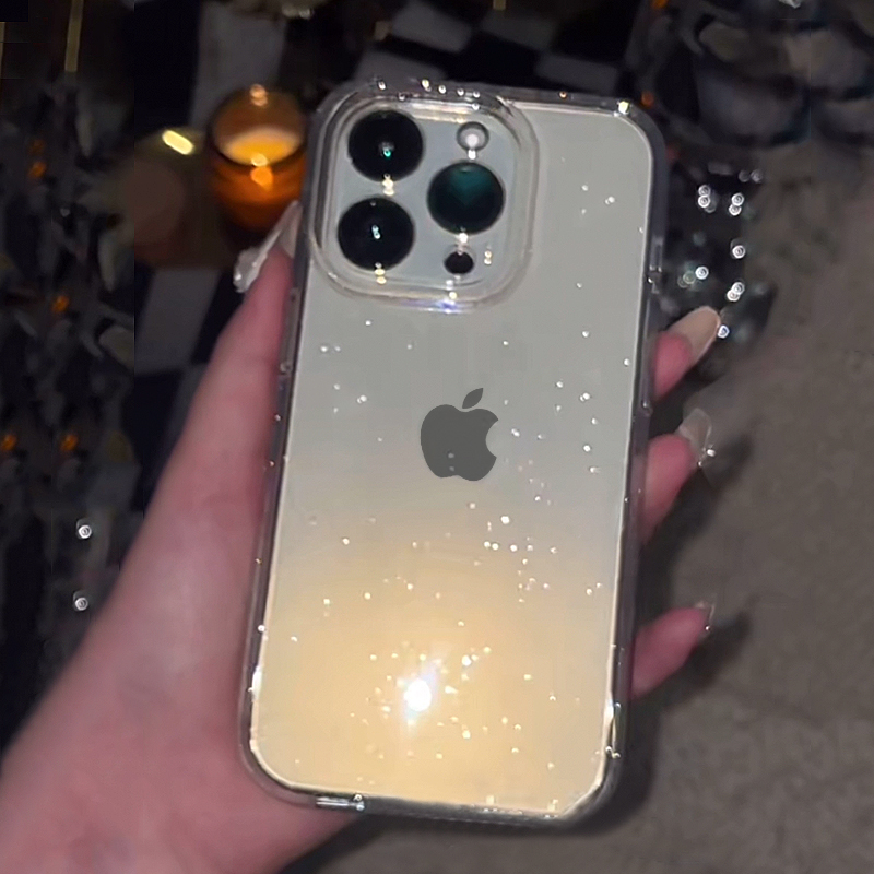 Transparent Simple Glitter Pho - Phone Cases Online 评论和价格